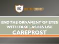 End The Ornament Of Eyes With Fake Lashes Use Careprost