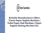 Paper Napkin Making Machine Manufacturers (1)