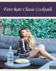 First-Rate Classic Cocktails
