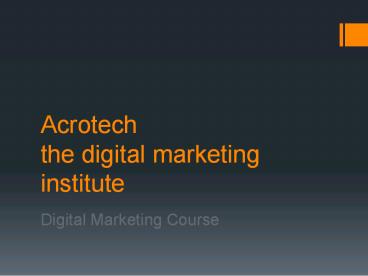 digital marketing certifications in Delhi