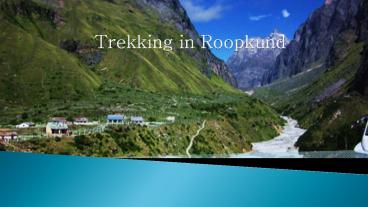 Trekking in Roopkund