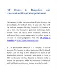 ivf clinics in bangalore and  hiranandani hospital appointment PowerPoint PPT Presentation