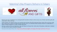 Valentine's Day Flowers Delivery Calgary