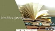 Best Business Assignment Help from the Assignment Masters
