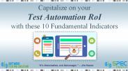 10 Key Pointers to Enhance Automation Testing & Maximize RoI