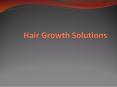 Hair Growth Solutions PowerPoint PPT Presentation