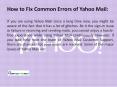 How to fix Common Errors of Yahoo Mail PowerPoint PPT Presentation