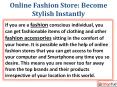 Online Fashion Store PowerPoint PPT Presentation