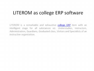 Dreamteam as college ERP software (1)