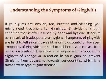 Difference Between Gingivitis and Periodontitis