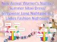 New Arrival Women‘s Nighty / Summer Maxi Dress/ Sleepwear Long Nightgowns / Ladies Fashion Nightwear PowerPoint PPT Presentation