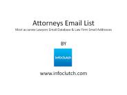 Attorneys Email List