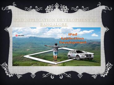 iPad Application Development In Bangalore