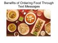 Benefits of Ordering Food Through Text Messages - zText (1) PowerPoint PPT Presentation