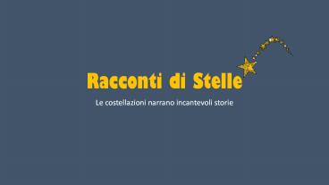 Racconti di stelle