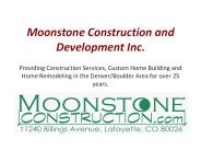 Construction Todd Creek CO