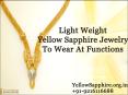 Light Weight Yellow Sapphire Jewelry To Wear At Functions PowerPoint PPT Presentation