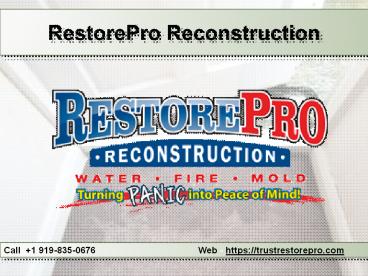 Premier Water Removal Service Cary North Carolina