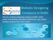 Website Designing Company in Delhi  I Tech India Infotech