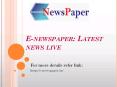 News portal PowerPoint PPT Presentation