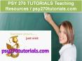 PSY 270 TUTORIALS Teaching Resources /psy270tutorials.com PowerPoint PPT Presentation