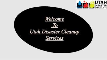 Disaster Cleanup Service In Utah Area
