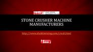 Stone Crusher Machine Manufacturers (1)