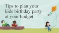 tips to plan party at your budget