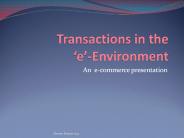 e transactions