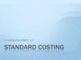 standard costing PowerPoint PPT Presentation