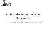 Pet Friendly Caravan Parks Victoria