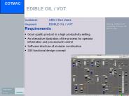 Vegetable Oil Plant Automation