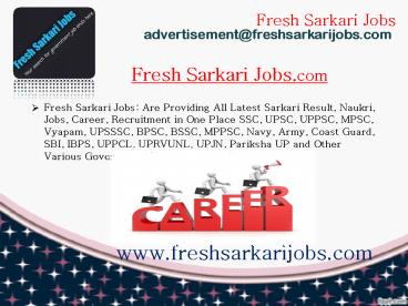 Central Railway Recruitment 2017