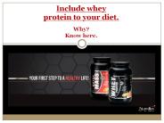Include whey protein to your diet. Why? Read ahead.