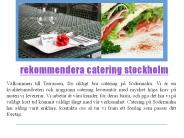 Rekommendera catering stockholm
