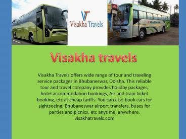 Tour and Travel in Odisha Book Online