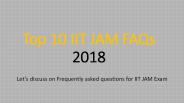 Top 10 IIT JAM FAQs