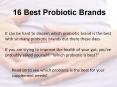 16 Best Probiotic Brands