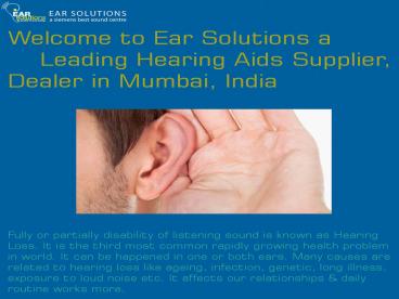 Best Hearing Aids Mumbai