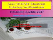 ACCT 434 MART  Educational Technology/acct434mart.com