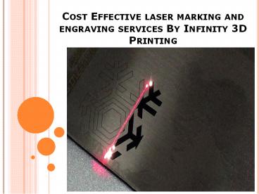 Cost Effective laser marking and engraving services By