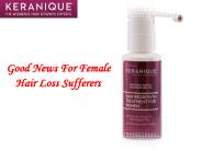 Good News For Female Hair Loss Sufferers