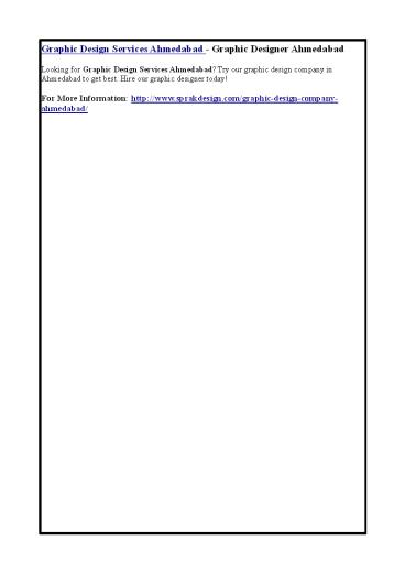 Graphic Design Services Ahmedabad - Graphic Designer Ahmedabad