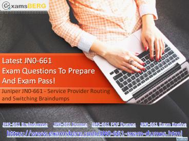 Juniper JN0-661 Free Demo Questions