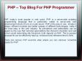 PHP – Top Blog For PHP Programmer PowerPoint PPT Presentation