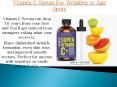 Vitamin c serum for wrinkles or age spots PowerPoint PPT Presentation