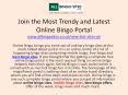 Join the Most Trendy and Latest Online Bingo Portal PowerPoint PPT Presentation