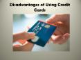Disadvantages of Using Credit Cards PowerPoint PPT Presentation