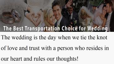 The Best Transportation Choice for Wedding Atlanta