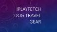 Dog Travel Gear of iPlayFetch PowerPoint PPT Presentation